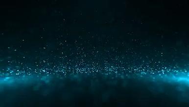 蓝色粒子特效背景视频视频的预览图